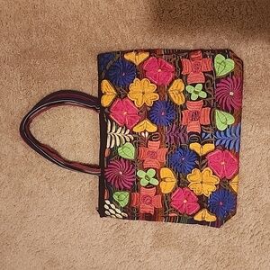 Embroidered Tote Bag
